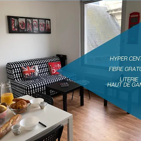 Appartamento Hyper Centre - Wifi Fibre Gratuit - Jergweloh - Le Londonien Caen Esterno foto
